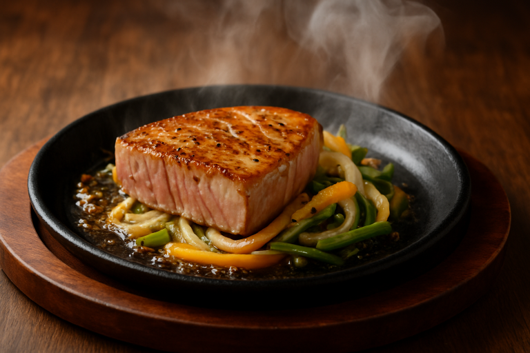 The Irresistible Charm of Sizzling Tuna